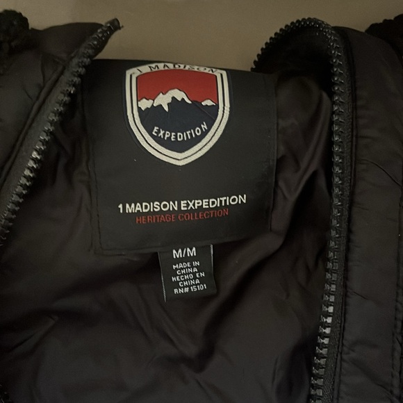1 Madison Expedition Exclusive Collection Womens Shearling Warm Coat - Picture 3 of 7